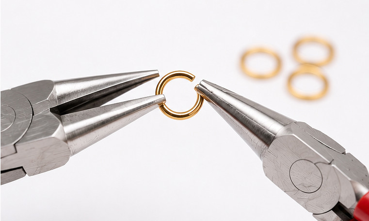 How to open jump rings correctly