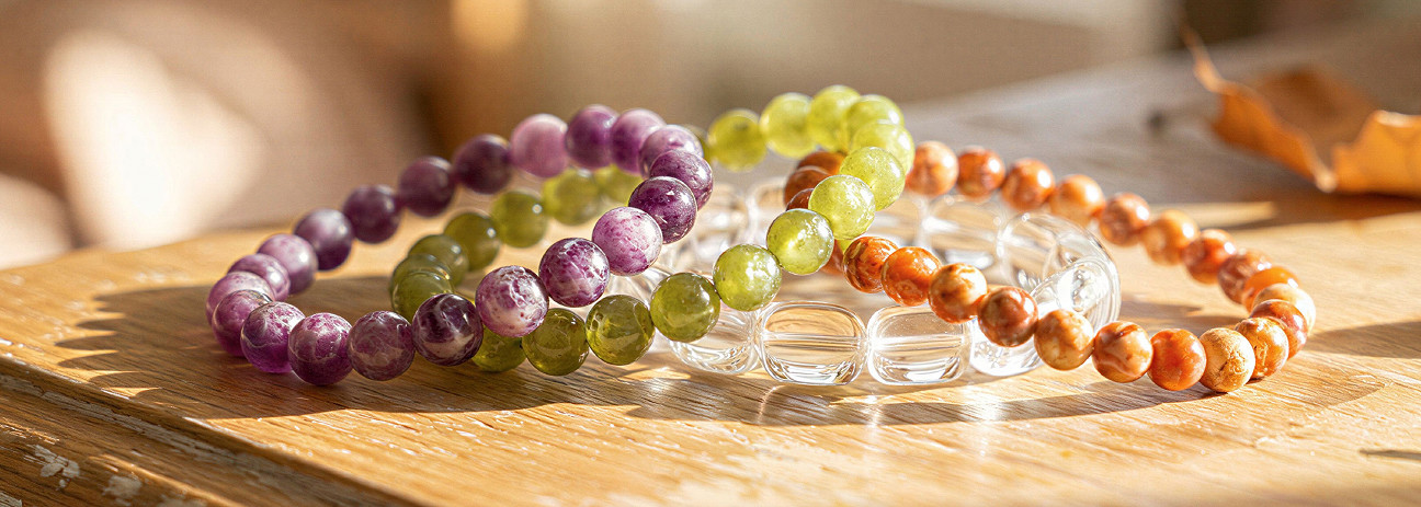 Nouveaux bracelets en pierres fines pour le salon d&rsquo;automne