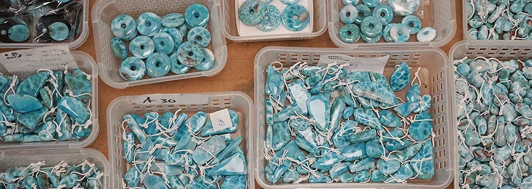 Neuer Larimar aus unserer Schleiferei