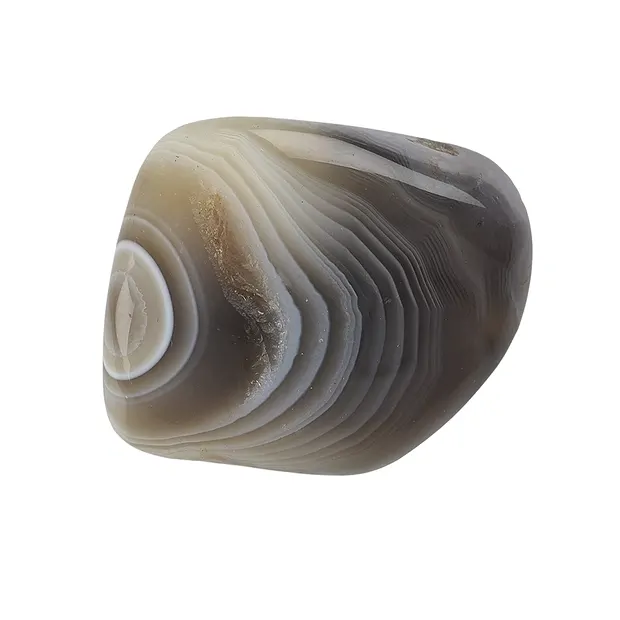 Trommelsteine Achat (Botswana grau), 3,0 - 4,0cm (XL) | Marco Schreier