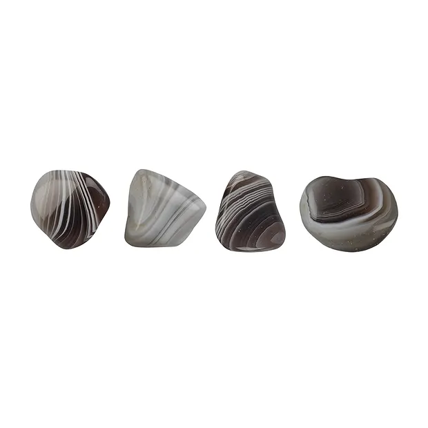 Pierres roulées Agate (gris Botswana), 1,0 - 2,0cm (S) | Marco Schreier