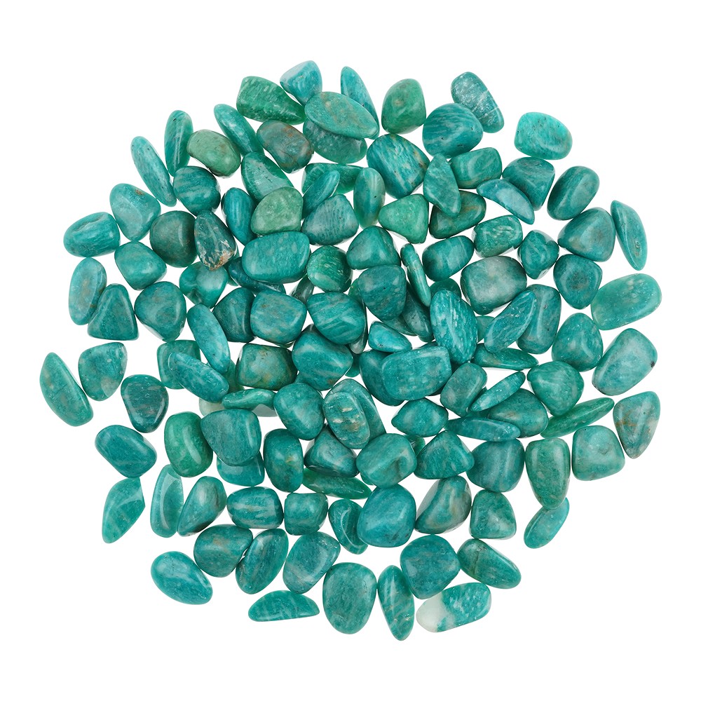 Trommelsteine Amazonit (dunkel), 1,5 - 2,0cm (M) | Marco Schreier