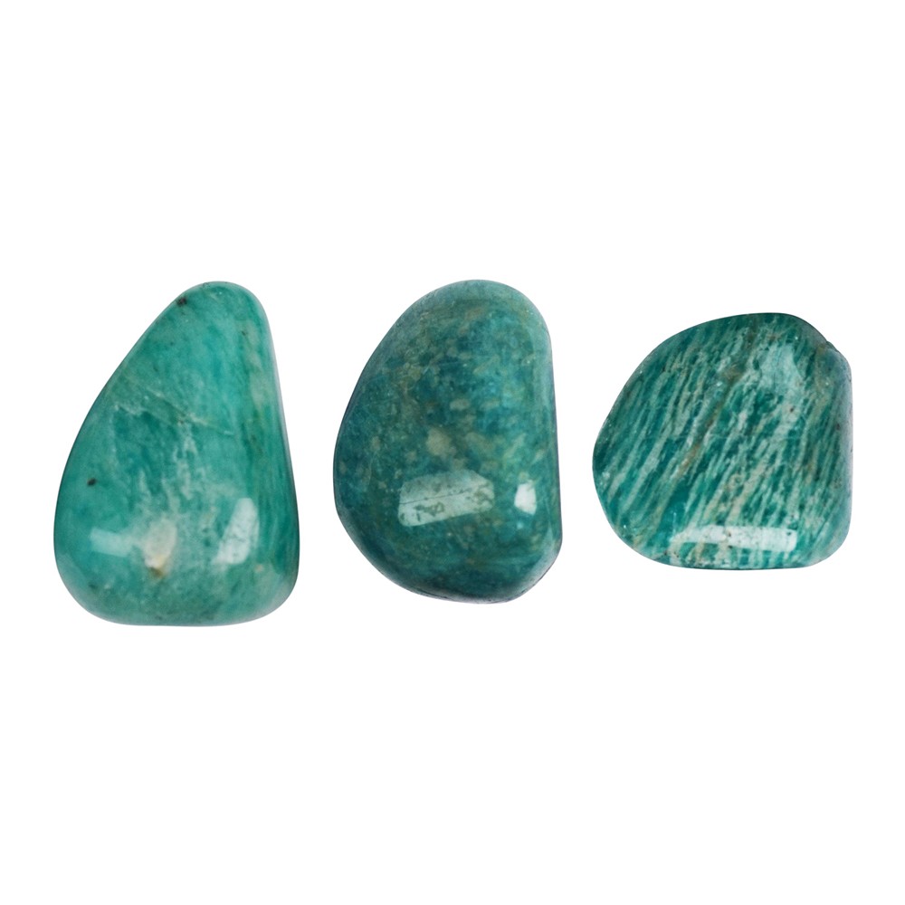 Trommelsteine Amazonit (dunkel), 1,5 - 2,0cm (M) | Marco Schreier