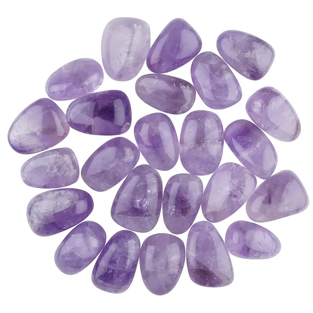 Trommelsteine Amethyst (hell), 3,5 - 4,0cm (XL) | Marco Schreier