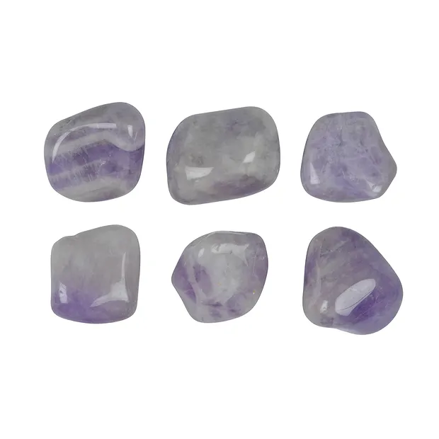 Trommelsteine Amethyst (Kapamethyst hell), 3,0 - 4,5cm (XL) | Marco Schreier