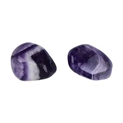 010120304 Trommelsteine Amethyst (Chevron, rund), 2,0 - 3,5cm (L) | Marco Schreier