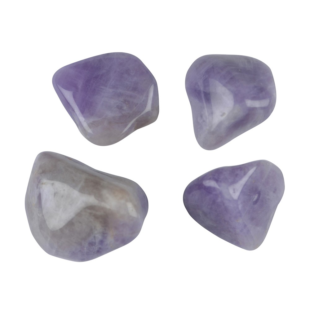 Tumbled Stone Amethyst (light), 2,5 - 3,8cm (L) | gems, healing stones & jewelry
