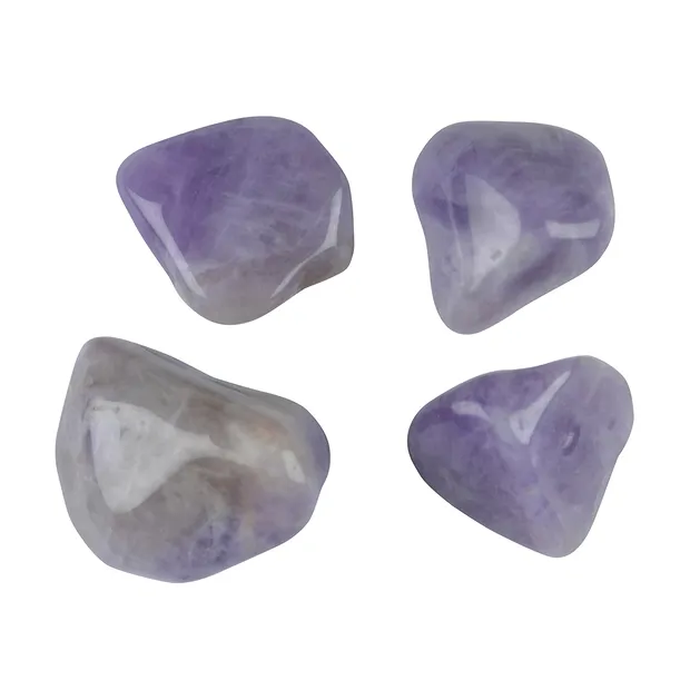 Trommelsteine Amethyst (Kapamethyst, hell), 2,5 - 3,8cm (L) | Marco Schreier