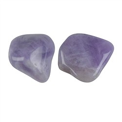 010120305 Tumbled Stone Amethyst (light), 2,5 - 3,8cm (L) | gems, healing stones & jewelry