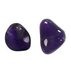 010120313 Amethyst (dark) tumbled stones, 2.3 - 3.6 cm (L) | Marco Schreier