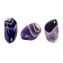 010120404 Trommelsteine Amethyst (Chevron, rund), 2,0 - 2,5cm (M) | Marco Schreier