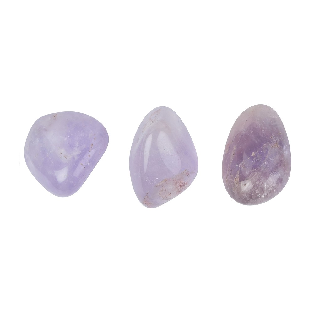 Amethyst (light) (tumbled stones), 2.5 - 3.0 cm (M) | Marco Schreier