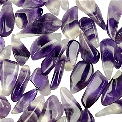 010120510 Pierres roulées Améthyste (Chevron, long), 2,0 - 3,0cm (S) | Marco Schreier
