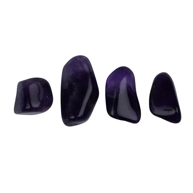 Amethyst (dark) tumbled stones, 1.8 - 2.5 cm (S) | Marco Schreier