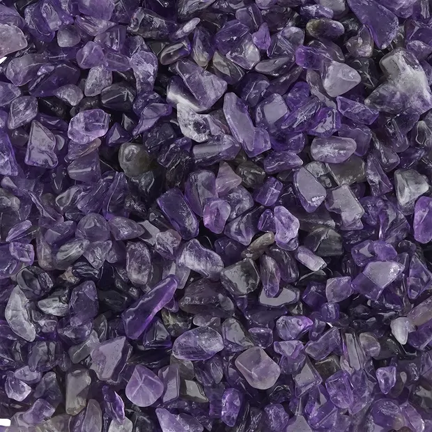 Trommelsteine Amethyst, 0,5 - 1,2cm (B2) | GH Edelsteine, Heilsteine & Schmuck