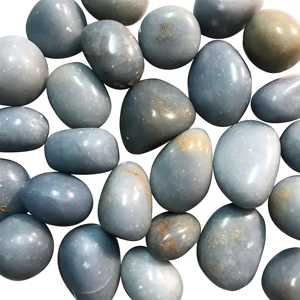 Tumbled Stones Angelite (Anhydrite), 3,0 - 4,0cm (XL) | Marco Schreier