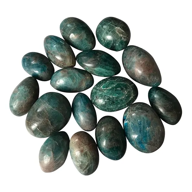 Piedras rodadas apatita (estabilizado), 3.0 - 4.0cm (XL) | Marco Schreier