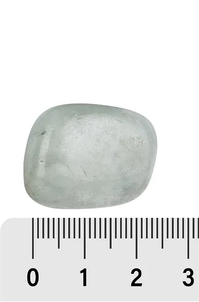 Piedra rodada Aguamarina, 2.5 - 3.0cm (L) | Marco Schreier