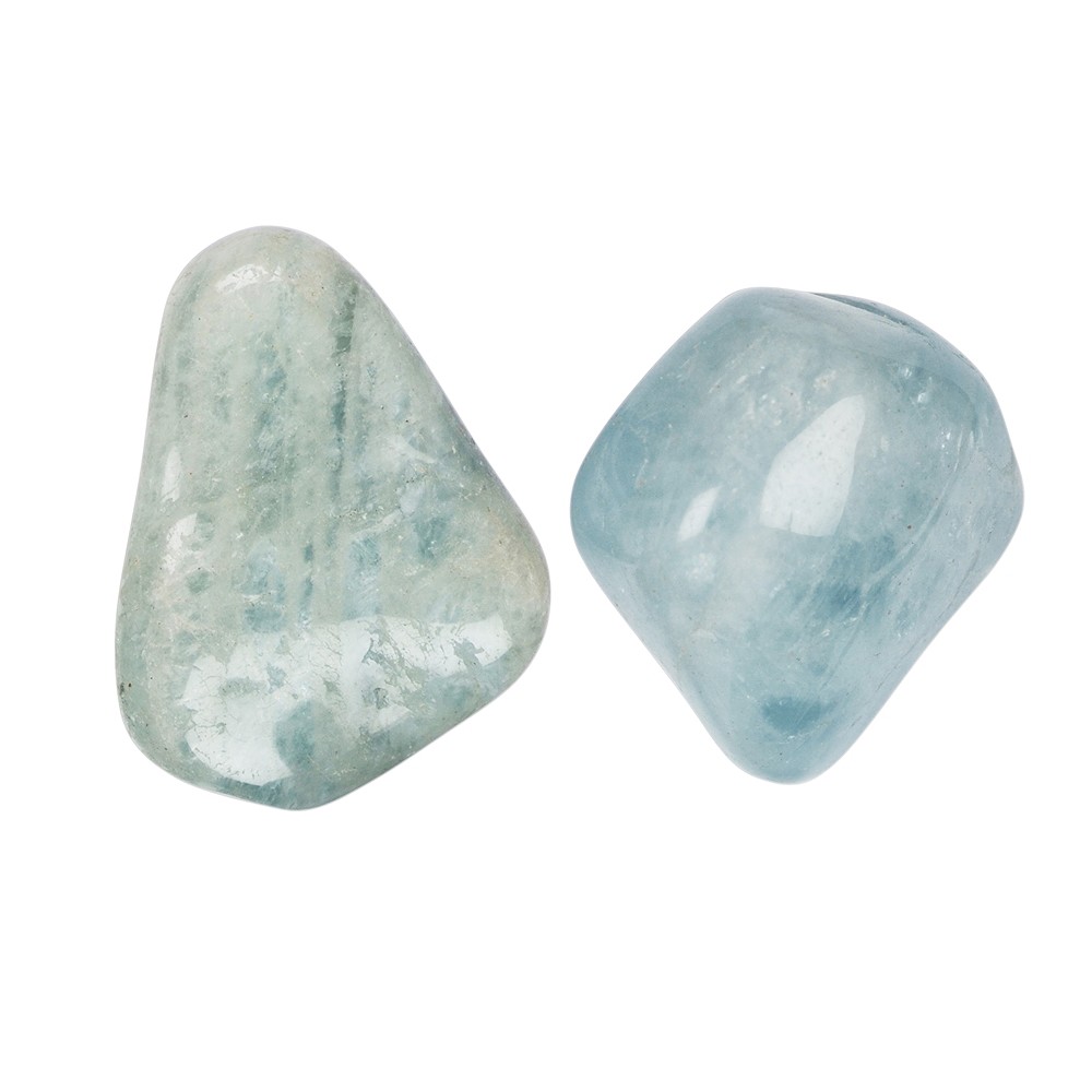 Pietra burattata Acquamarina, 2,5 - 3,0 cm (L) | Marco Schreier