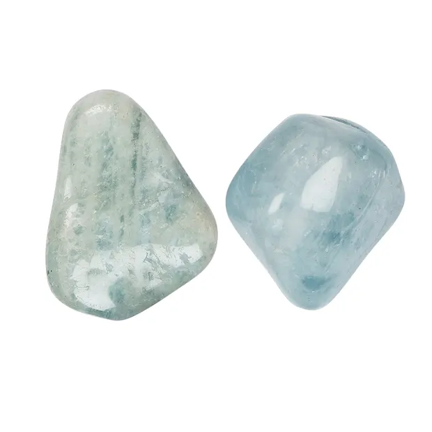 Trommelsteine Aquamarin, 2,5 - 3,0cm (L) | GH Edelsteine, Heilsteine & Schmuck