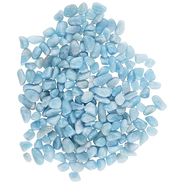 Tumbled Stone Aquamarine A, 1.5 - 2.0cm (S) | wholesaler gems & healing stones