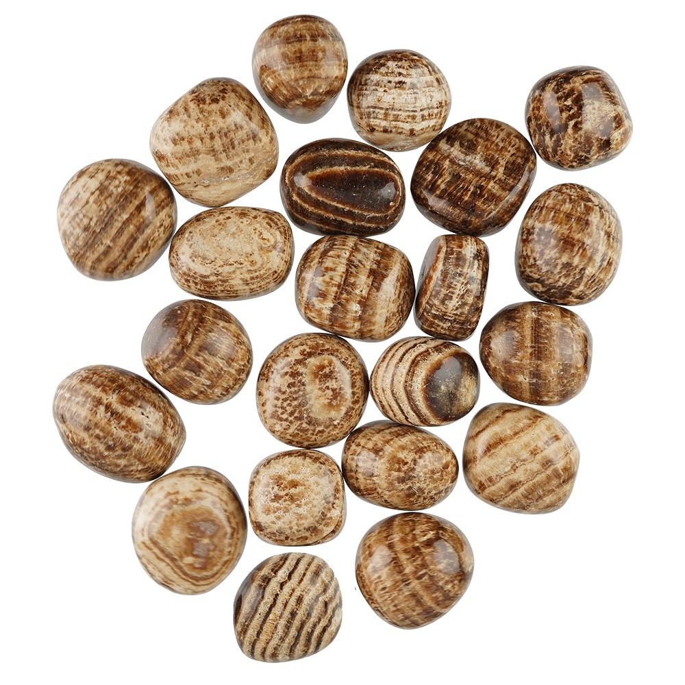 Tumbled Stones Aragonite (brown), 2,7 - 3,2cm (XL) | Marco Schreier