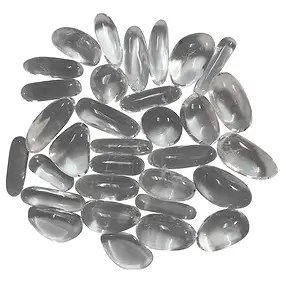 Piedras rodadas Cristal de roca extra, 2,5 - 3,5cm (L) | Marco Schreier