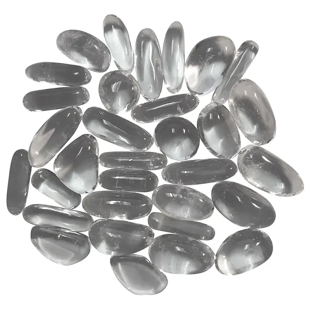 Piedras rodadas Cristal de roca extra, 2,5 - 3,5cm (L) | Marco Schreier