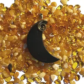 Pierres roulées Ambre (jaune), 0,3 - 0,5cm (B3) | Marco Schreier