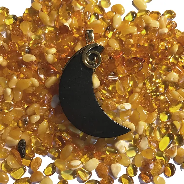 Tumbled Stone Amber (yellow), 0,3 - 0,5cm (B3) | gems, healing stones & jewelry