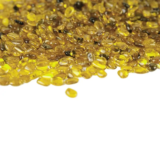 Pierres roulées Ambre (jaune), 0,2 - 0,4cm (C1) | Marco Schreier