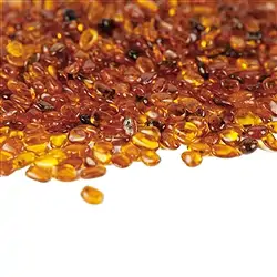 010360902 Tumbled Stone Amber (cognac), 0,2 - 0,4cm (C1) | gems, healing stones & jewelry