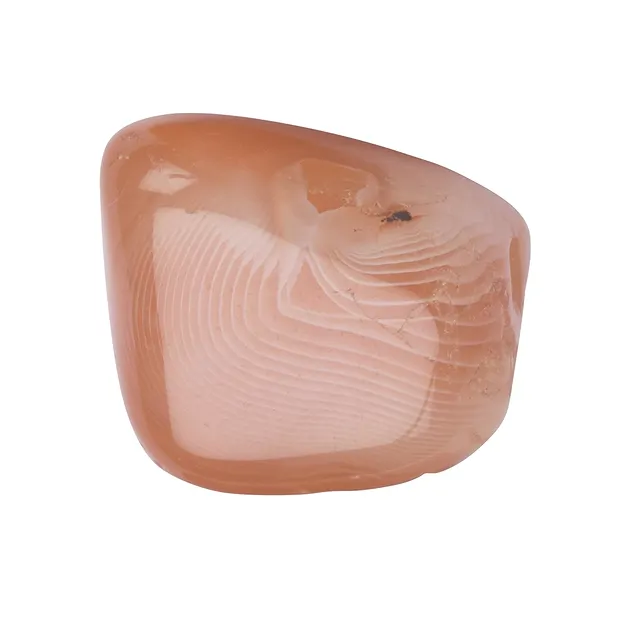 Piedras rodadas cornalina (en bandas), 3.0 - 4.5cm (XL) | Marco Schreier