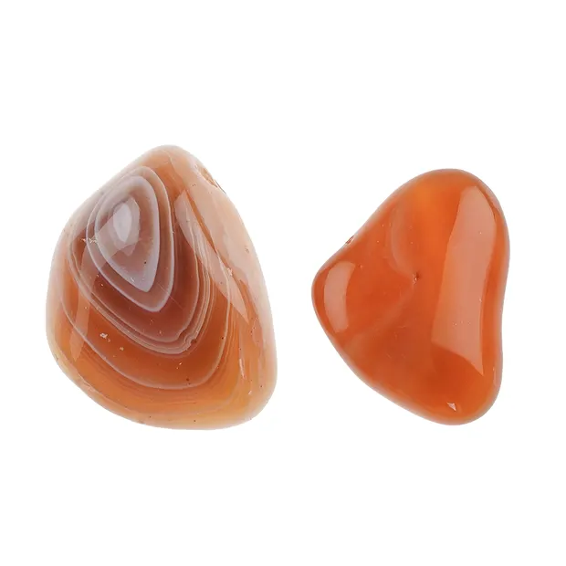 Trommelsteine Carneol (gebändert), 2,5 - 3,3cm (L) | Marco Schreier