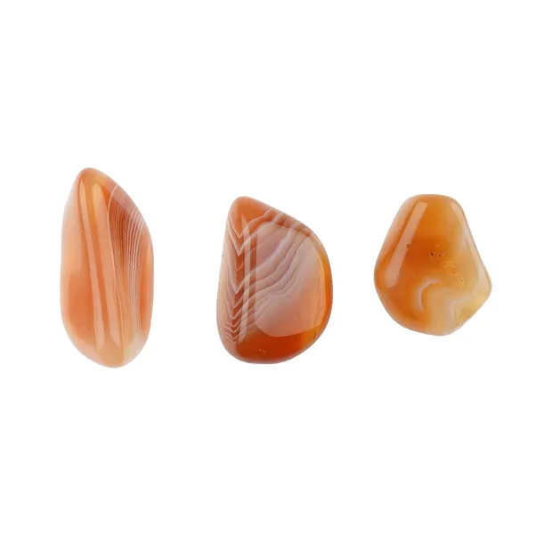 Piedras rodadas de cornalina (con vetas), 1,9 - 2,5 cm (M) | Marco Schreier