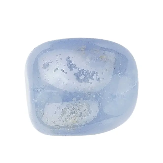 Piedra rodada Calcedonia (azul), 2.9 - 3.4cm (XL) | Marco Schreier