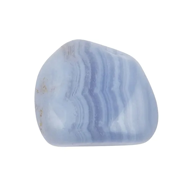 Blue Lace Agate (blue), 3.0 - 4.5cm (XL) | wholesaler gems & healing stones