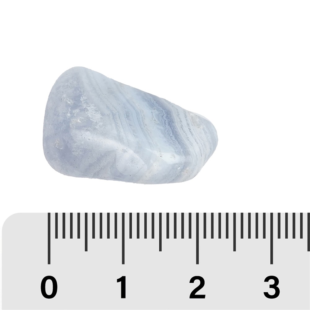 Piedras rodadas Calcedonia (azul), 1.7 - 2.6cm (M) | Marco Schreier