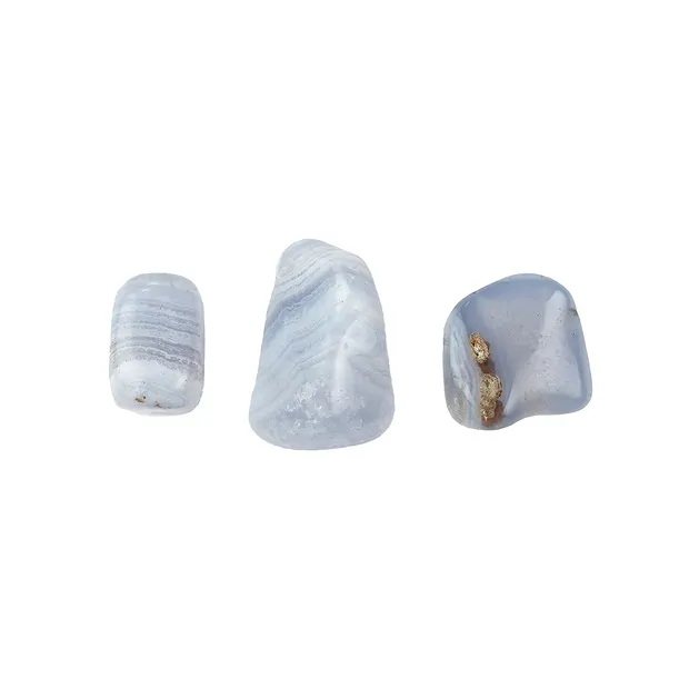 Pierres roulées Calcédoine (bleu), 1,7 - 2,6cm (M) | Marco Schreier