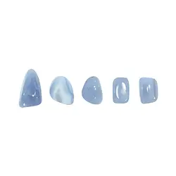 010450701 Blue Lace Agate (blue), 0.5 - 1.0cm (B2) | wholesaler gems & healing stones