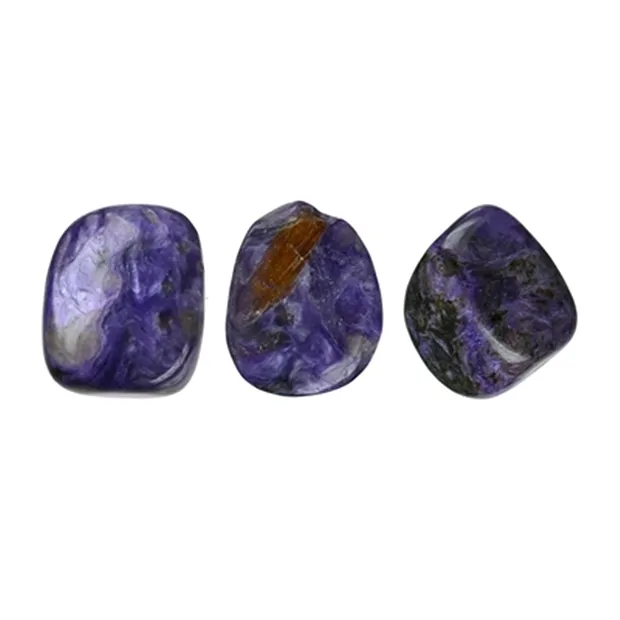 Trommelsteine Charoit, 2,0 - 2,5cm (M) | Edelsteine, Heilsteine & Schmuck-Handel