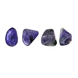 010480503 Trommelsteine Charoit, 1,0 - 1,5cm (S), flach | Edelsteine, Heilsteine & Schmuck
