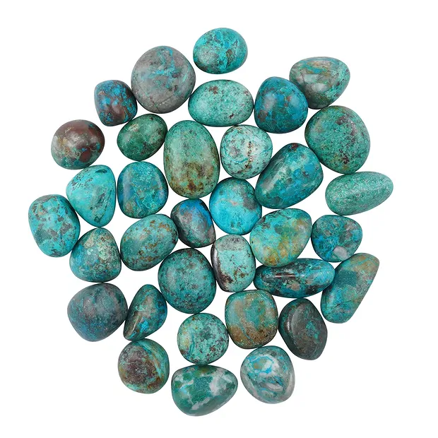 Pierres roulées Chrysocolle (stab.) extra, 2,0 - 3,5cm (L) | Marco Schreier