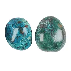 010510303 Tumbled Stones Chrysocoll (stab.) extra, 2,0 - 3,5cm (L) | Marco Schreier