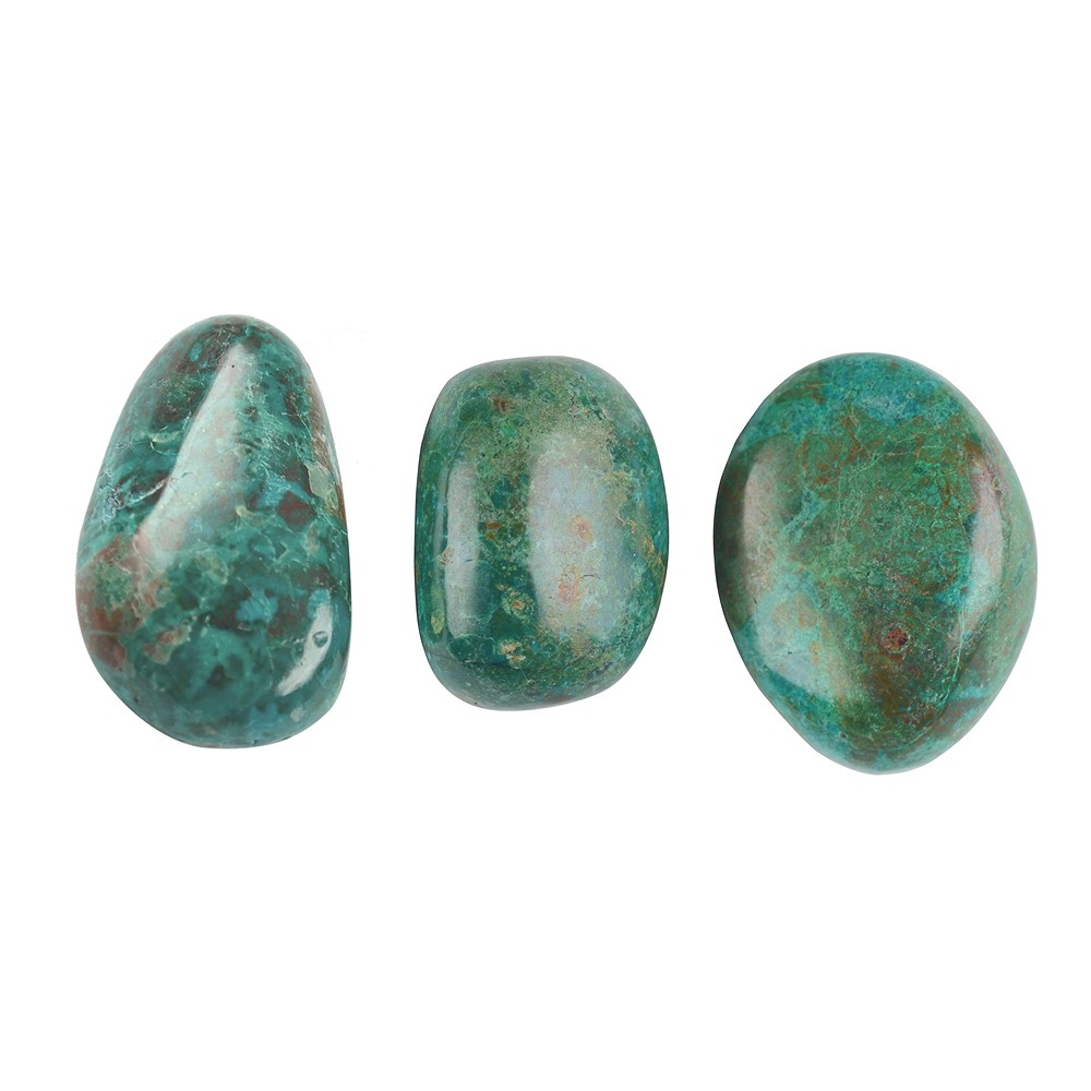 Trommelsteine Chrysocoll (stab.) A, 1,8 - 2,5cm (M) | Marco Schreier