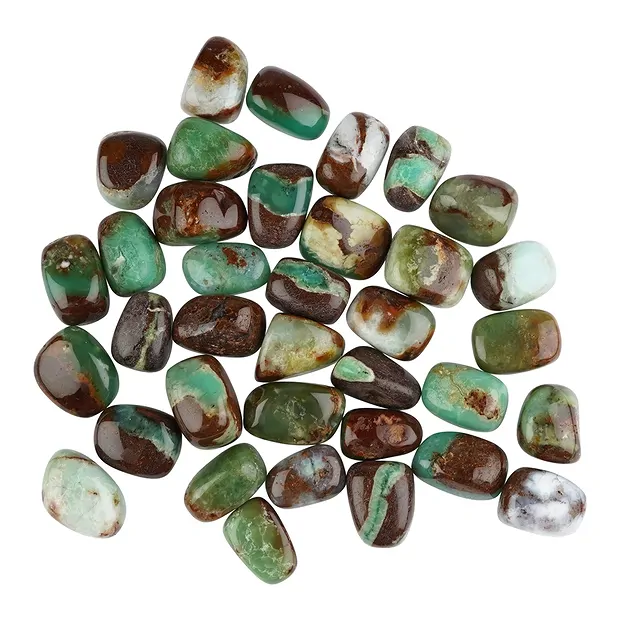 Piedras rodadas Crisoprasa, 2,3 - 3,0cm (L) | Marco Schreier