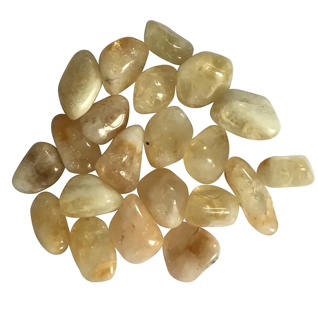 Trommelsteine Citrin (gebr.), 3,0 - 4,5cm (XL) | Marco Schreier