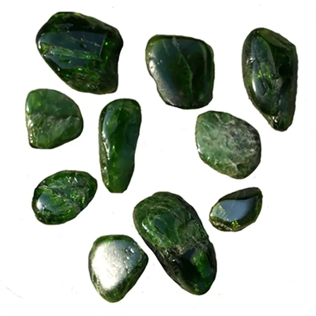 Tumbled Stones Chrome Diopside, 1.0 - 2.5cm (mixed sizes) | Marco Schreier