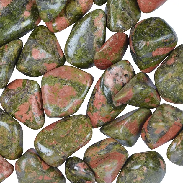Tumbled Stones Unakite, 3,0 - 5,0cm (XL) | wholesaler gems & healing stones
