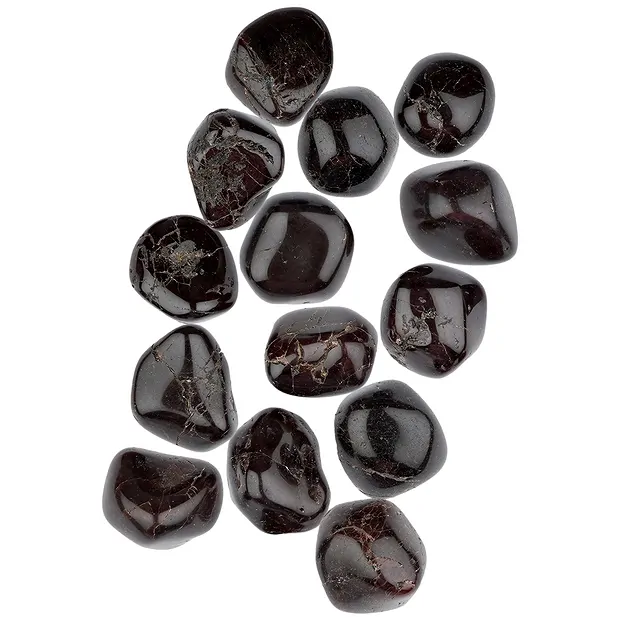 Trommelsteine Granat (Almandin), 3,0 - 3,3cm (XL) | Marco Schreier